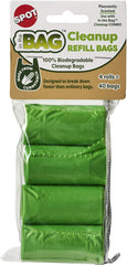 SPOT in The Bag Biodegradable Pet Waste Cleanup Bags/Refill Bags / 4 Pack of 15 Bags