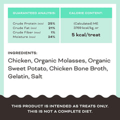 Primal Chicken Jerky Dog Treats Made with Broth, Give Pieces a Chance Training Treat for Dogs