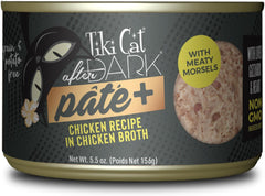 Tiki Cat After Dark Pate+, Chicken Recipe in Chicken Broth, with High Moisture Broth for Optimal Hydration, Wet Canned Cat Food