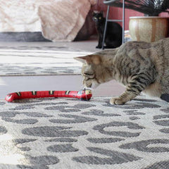 SPOT Wigglin' Snake - Electronic Interactive Cat Toy, Touch Activated Snake Slithers and Slides to Entertain Cats and Kittens, Smart Sensors Detect & Avoid Objects, USB Rechargeable - 15 inch