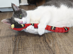 SPOT Wigglin' Snake - Electronic Interactive Cat Toy, Touch Activated Snake Slithers and Slides to Entertain Cats and Kittens, Smart Sensors Detect & Avoid Objects, USB Rechargeable - 15 inch