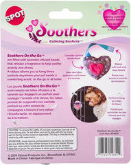 SPOT Soothers- On The Go Sachets- Separation Anxiety Toys for Dogs & Puppies, Scented with Calming Lavender Fragrance Beads to Safely Calm Pets During Travel and Vet Visits, 2pcs