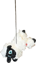 SPOT A-Door-Able Baa Baa Sheep Cat Toy - Hanging Lamb with Catnip/Silverine Blend, Soft Fleece, Attaches to Any Door Frame, Engages Cats' Natural Hunting Instincts for Hours of Play