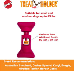 SPOT Treat Holder- Safety Device Bully Stick Holder & Yak Cheese Holder for Small and Medium Dogs, to Help Prevent Choking