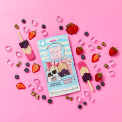 Pup Ice- Ready to Freeze at Home Dog Treats-Edible Chews for Small Breed Dogs & Puppies with Real Chicken to Keep Your Pup Cool Year Round, Fruity Lollies Watermelon Flavor, 3pcs