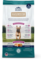 Natural Balance Health Protection Small Breed Dry Dog Food – Whole Body Health, Easy on Digestion Dog Food Made with Chicken, Brown Rice & Pumpkin for Dogs - 4lbs.