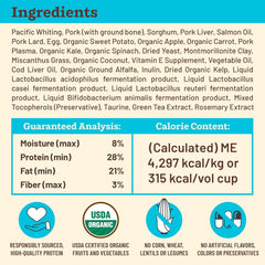Primal Kibble in The Raw, Freeze Dried Dog Food, Fish & Pork, Scoop & Serve, Made with Raw Protein, Whole Ingredient Nutrition, Crafted in The USA, Dry Dog Food