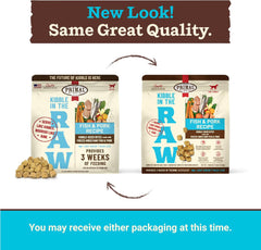 Primal Kibble in The Raw, Freeze Dried Dog Food, Fish & Pork, Scoop & Serve, Made with Raw Protein, Whole Ingredient Nutrition, Crafted in The USA, Dry Dog Food