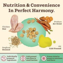 Primal Kibble in The Raw, Freeze Dried Dog Food, Chicken, Scoop & Serve, Made with Raw Protein, Whole Ingredient Nutrition, Crafted in The USA, Dry Dog Food