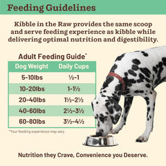 Primal Kibble in The Raw, Freeze Dried Dog Food, Chicken, Scoop & Serve, Made with Raw Protein, Whole Ingredient Nutrition, Crafted in The USA, Dry Dog Food
