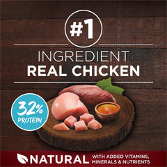Purina ONE True Instinct with Real Chicken and Duck High Protein Puppy Food Formula Natural with Added Vitamins, Minerals and Nutrients - 7.4 lb. Bag