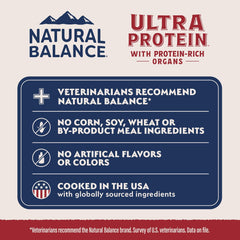 Natural Balance Ultra Protein Dry Cat Food, Real Salmon & Chicken Meal Recipe, 6 lbs.