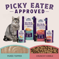 Natural Balance Ultra Protein Plus Dry Cat Food, Skin & Coat and Digestive Health, Real Salmon & Chicken Meal Recipe, 2.5 lbs.