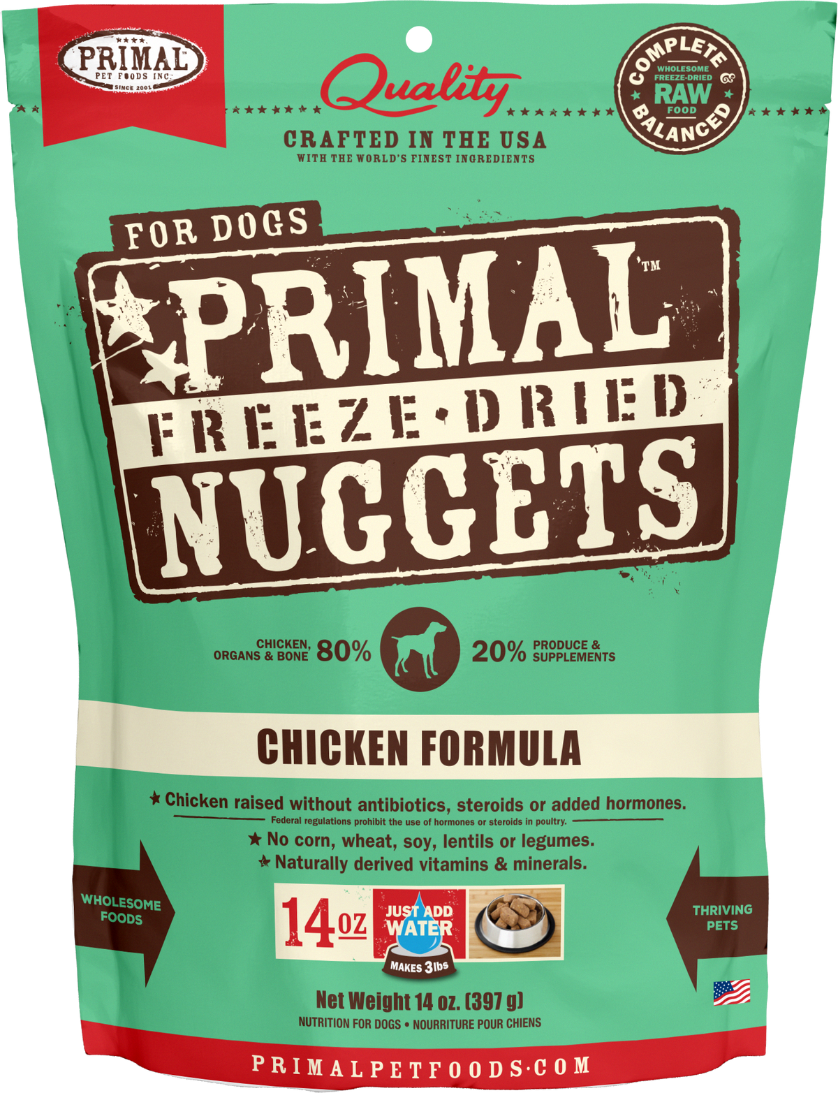 Canine Chicken Formula Nuggets
