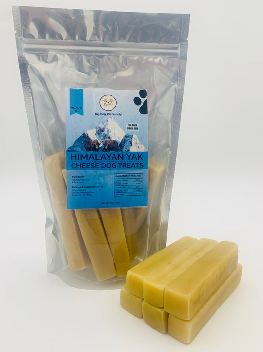 Big Dog Pet Supply Himalayan Yak Cheese Dog Treats-Medium