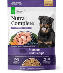 Nutra Complete Premium Pork Dog Food 16 oz(454g)