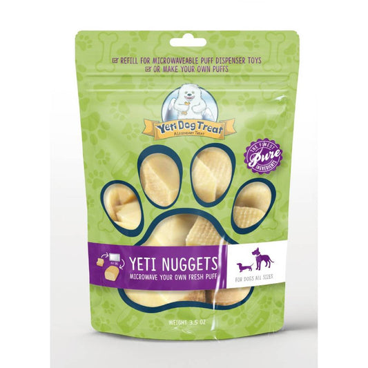 Yeti Refill Nuggets Natural Yak Cheese Treats For Puff and Play Dog Toy 6ct