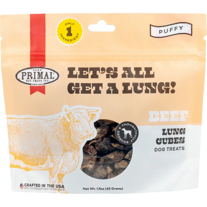 Primal Let's All Get A Lung - Beef 1.5oz
