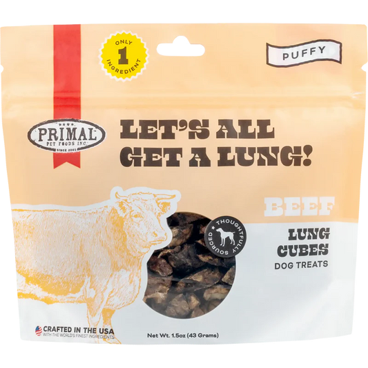 Primal Let's All Get A Lung - Beef 1.5oz