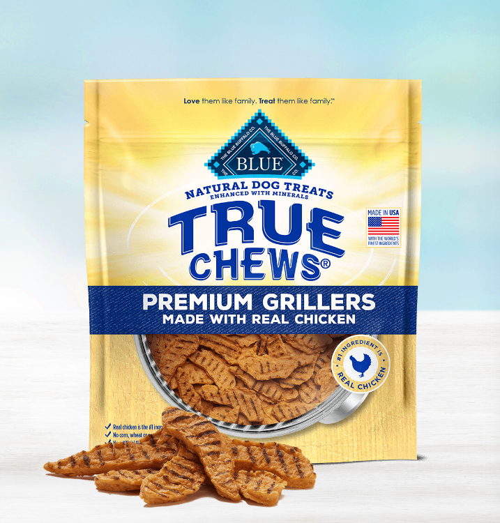 True Chews Premium Grillers with Real Chicken Dog Treats