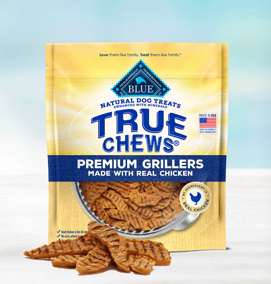 True Chews Premium Grillers with Real Chicken Dog Treats