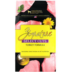 Zignature Select Cuts Turkey Formula, 25.0 lb