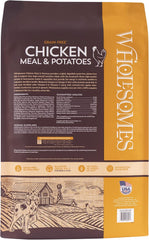 Wholesomes Grain Free Dry Dog Food Chicken Meal & Potatoes, 1ea/35 lb