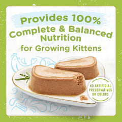 Purina Fancy Feast Petites Tender Chicken Entree Pate Gourmet Wet Kitten Food - (Pack of 12) 2.8 oz. Tubs