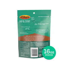 Zuke's® Hip and Joint® Peanut Butter & Oats Recipe Dog Treat, 1lbs