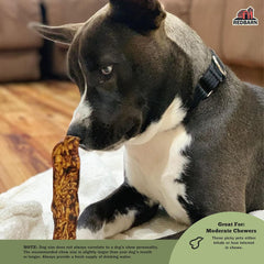 Redbarn Pet Products All-Natural Rawhide Bully Slices - Bully Stick Flavor - Premium Grain-Free Beef Hide Treats High Protein Low Fat for Chewers - 9 oz Bag