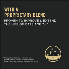 Purina Pro Plan Senior Cat Food With Probiotics for Cats, Chicken and Rice Formula - 3.2 lb. Bag