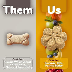 Fruitables Baked Dog Treats Pumpkin & Banana Flavor 7 Oz