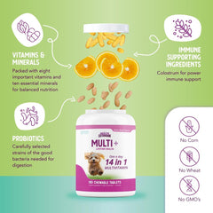Health Extension Lifetime Multivitamin and Mineral Tablets for Dogs & Puppies, 30 Tablets - Immune, Digestion, Joint Support, Coat & Skin Health