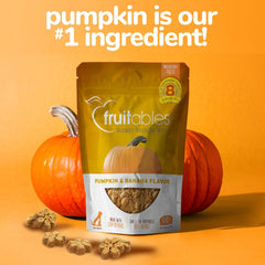 Fruitables Baked Dog Treats Pumpkin & Banana Flavor 7 Oz