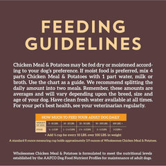 Wholesomes Grain Free Dry Dog Food Chicken Meal & Potatoes, 1ea/35 lb