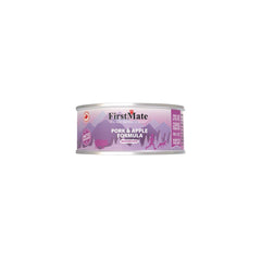 FirstMate Can Limited Ingredient Pork and Apple Cat Food 3.2oz/24ea.