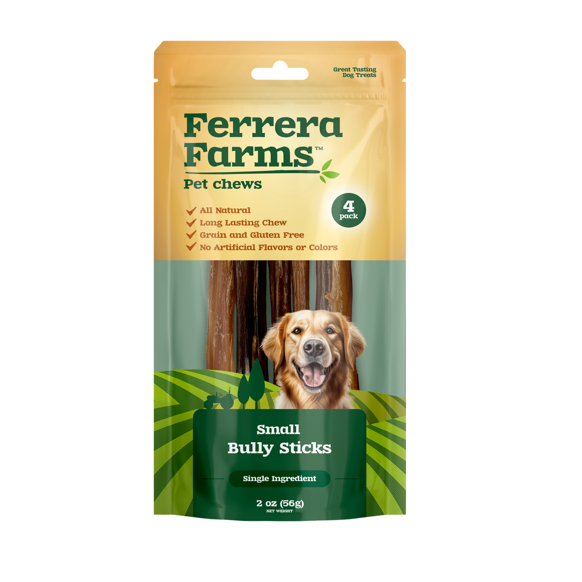 Ferrera Farms Bully Sticks Small 1ea/ 4 pack