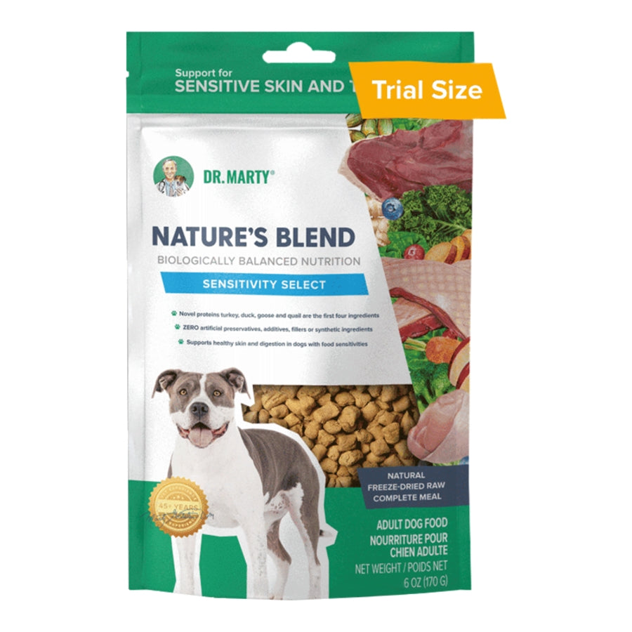DR. MARTY DOG FREEZE DRIED NATURE'S BLEND SENSITIVITY SELECT 6OZ