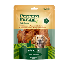 Ferrera Farms Pig Ears  8 pack