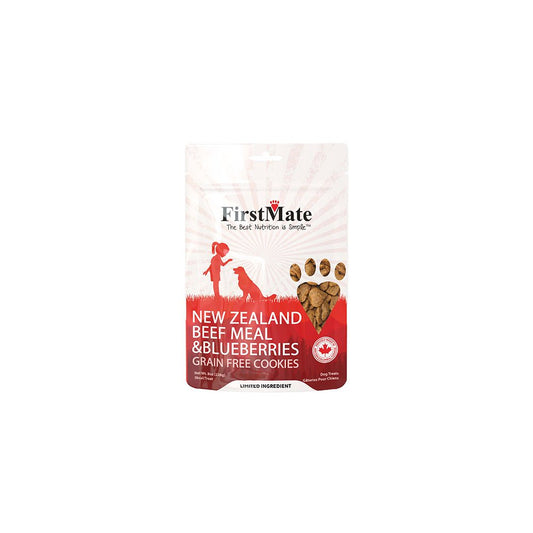 FirstMate Beef With Blueberry Treats for Dogs,1ea /8oz
