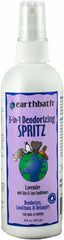 Earthbath®  Lavender 3-in-1 Dog & Puppy Deodorizing Spritz - Dog Odor Eliminator for Strong Odor, Cruelty-Free Dog Cologne, Dog Wash Spray, Made in USA, Dog Bathing Supplies - 8 Oz (1 Pack)