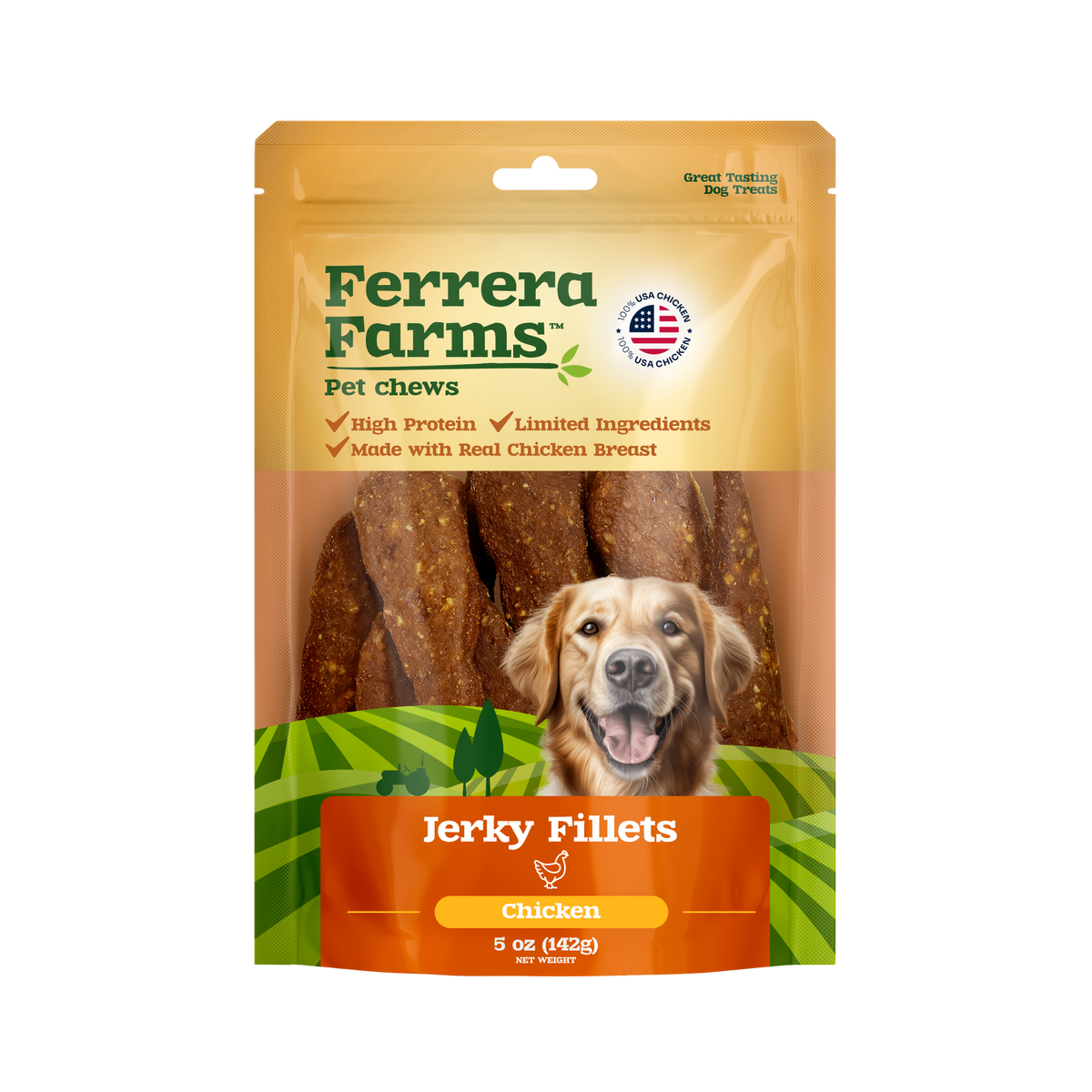 Ferrera Farms USA Chicken Jerky 5 oz