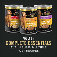 Purina Pro Plan 7+ Beef & Rice Morsels in Gravy Senior Dog Food