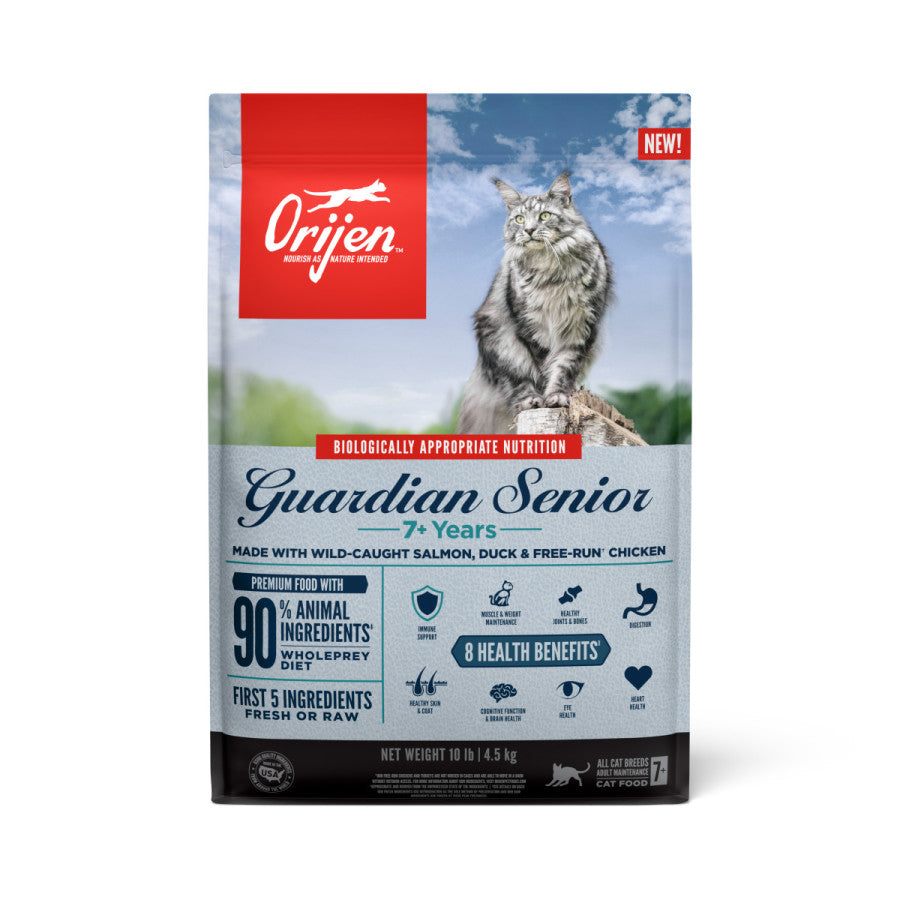ORIJEN Guardian Senior Dry Cat Food, Grain Free Cat Food for Senior Cats, WholePrey Ingredients