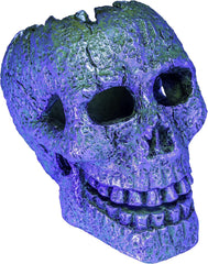 GloFish Skull Ornament, Detailed Aquarium Ornament, Hideaway For Fish