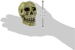 GloFish Skull Ornament, Detailed Aquarium Ornament, Hideaway For Fish