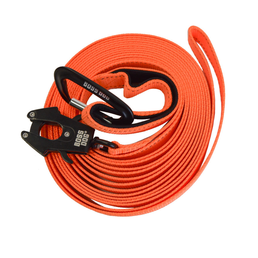 Boss Dog Tactical Nylon Tracking Leash, 20 FT