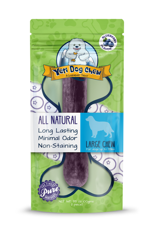 Yeti Dog Chew Blueberry Flavored Natural Yak Cheese Chew 1 ct