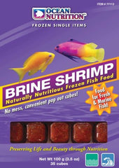 Ocean Nutrition Formula Brine Shrimp Frozen Food, 3.5 oz