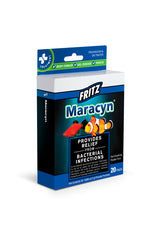 Fritz Maracyn - for Saltwater and Freshwater gram-Positive Relief from Bacterial gil, Popeye, More - Easy dose Packets